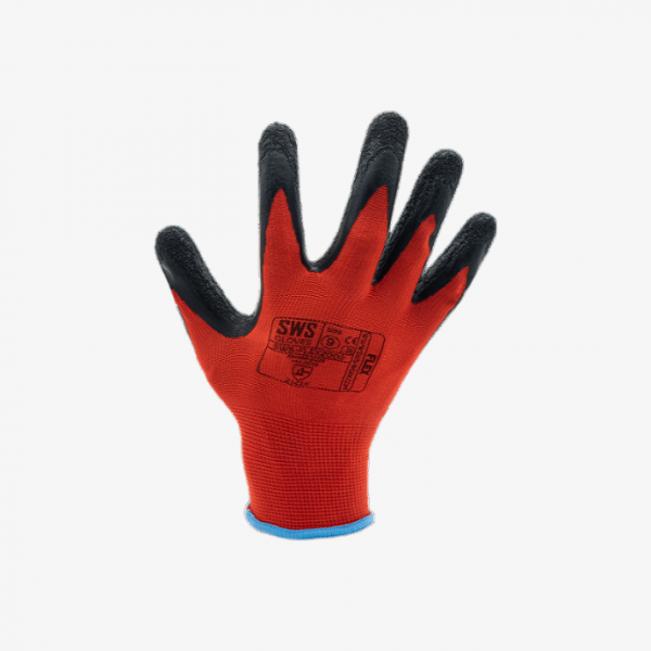 SWS-FLEX2002 WRINKLED LATEX GLOVES