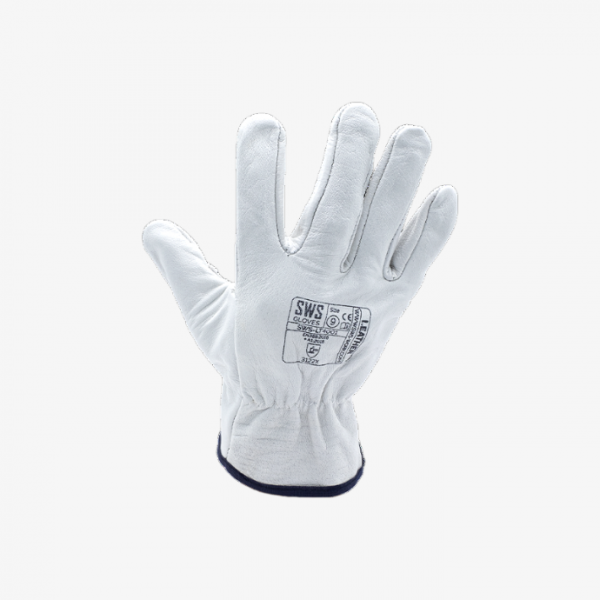 SWS-LT4001 WHITE LEATHER GLOVES